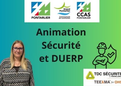 Animation Sécurité et DUERP à Pontarlier