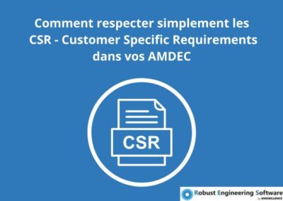 Comment respecter simplement les CSR dans vos AMDEC ?