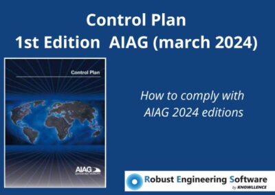 AIAG Control Plan 1st Ed. and APQP 3rd Ed.: Implement the new requirements