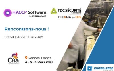 Découvrez nos solutions HACCP et HSE sur CFIA Rennes 2025